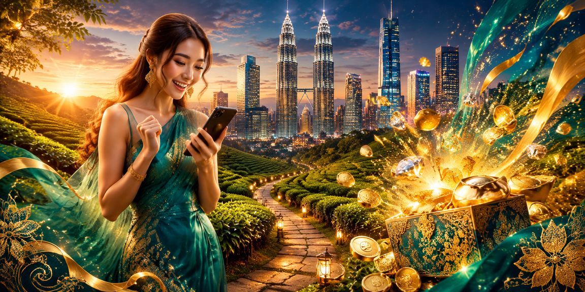 Pemain berbaju batik di Kuala Lumpur mengakses permainan meja kasino dari telefon