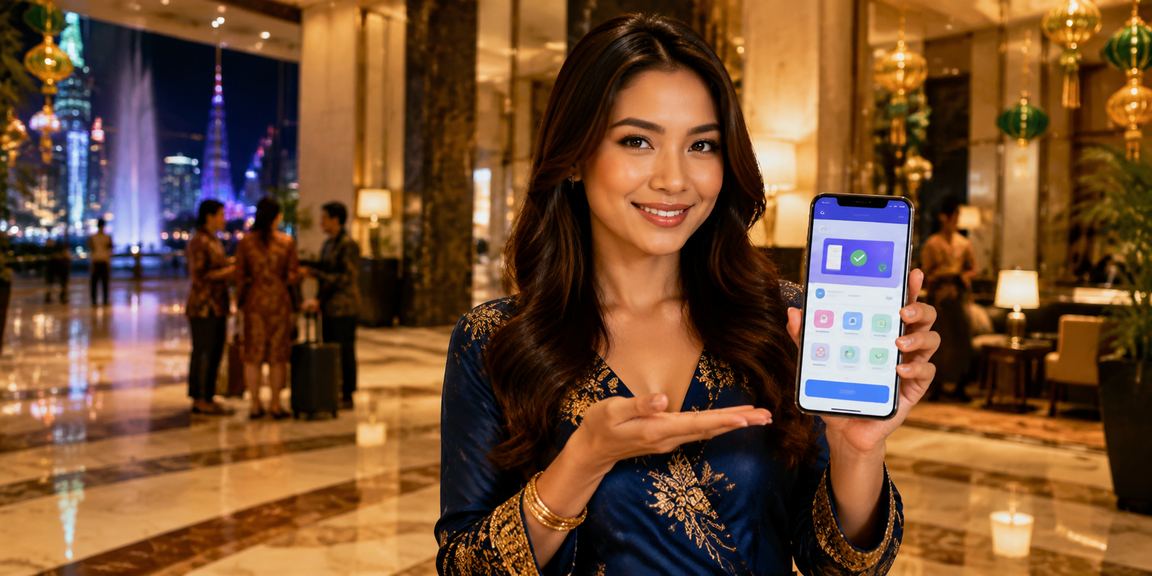Pengguna Malaysia menggunakan aplikasi kasino 350e pada telefon pintar dengan gaya tempatan